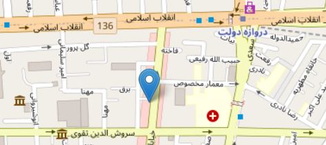 آدرس دفتر مرکزی: تهران ، خیابان لاله زار شمالی، بعد از چهارراه تقوی، پلاک688، پاساژ مهر، طبقه اول، واحد1